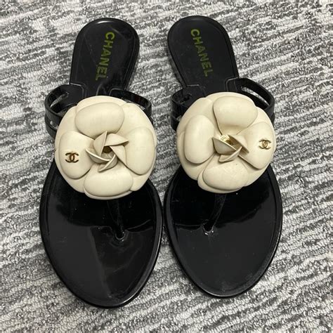 chanel pool sandals|Chanel sandals canada.